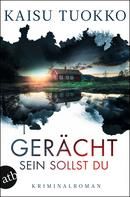 Gerächt sein sollst du
